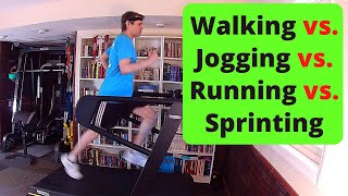 Walking vs Jogging vs Running vs Sprinting Where does one end and another start [upl. by Ernesto49]