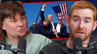 Theo and Andrew Santino React to the Shooting of Donald Trump [upl. by Verene551]