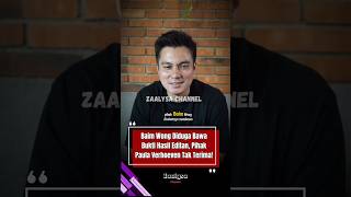 Baim Wong Diduga Bawa Bukti Hasil Editan Pihak Paula tak Terima baimwong paulaverhoeven artis [upl. by Gardiner]