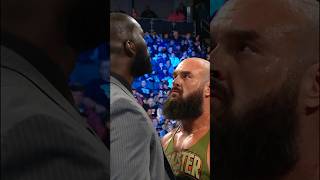 Omos tossed Braun Strowman out of the ring with ease [upl. by Carri507]