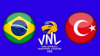 🔴TURQUIA x BRASIL AO VIVO  LIGA DAS NAÇÕES DE VÔLEI FEMININO 2024  NARRAÇÃO⚽️ [upl. by Nylanaj]