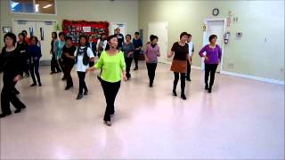 AB Chilli Cha  Lesley Clark Line Dance [upl. by Tinaret]