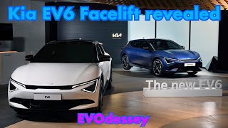 Kia unveils Kia EV6 Facelift  First thoughts Updated details amp links in Description👀👇👀 [upl. by Gone260]