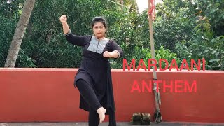 MARDAANI ANTHEMDance CoverSunidhi ChauhanVijay Prakash [upl. by Atiuqaj]