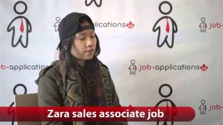 Zara Sales Associate Job [upl. by Kalinda]