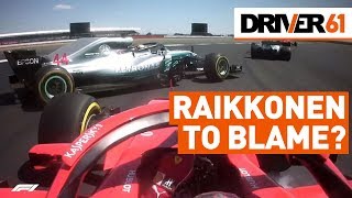 Räikkönen Takes Out Hamilton Drivers Indepth Analysis British GP [upl. by Kirre998]