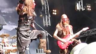 Turisas  Rasputin intro Accordion vs Violin vs Guitar Ankkarock Vantaa 2009 [upl. by Robbyn79]