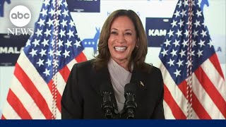 Kamala Harris speaks at campaign HQ after President Biden exits 2024 race [upl. by Eselahc326]