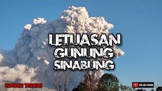 GUNUNG SINABUNG MELETUS LAGI HARI INI 02 MARET 2021 [upl. by Maguire]