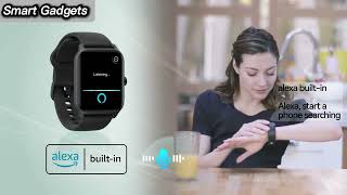 Smartwatch Fitness Tracker IP68 Waterproof Smartwatch for Android amp iPhone with Bluetooth Call [upl. by Nnaycart]