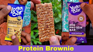 Tasty Brownie with Protein YogaBar mrbeastshortsgiveaway [upl. by Enetsirhc]