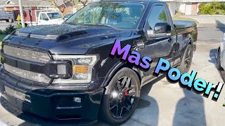 MAS PODER para nuestra Shelby F150 SUPER SNAKE Polea Mas Chica [upl. by Sonnnie265]