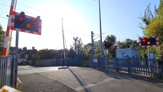 Kings Lynn Extons Road Level Crossing Norfolk [upl. by Kimbell]