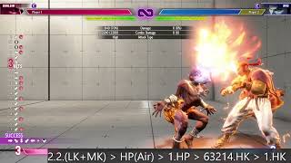 Dhalsim  Corner Float amp Yoga Blast  Street Fighter 6 Combo Guide [upl. by Port849]