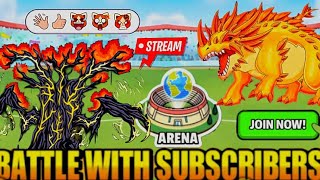 DYNAMONS WORLD LIVE GAMEPLAY PLAYING WITH SUBSCRIBERS pokemondynamons [upl. by Demetrius]