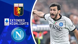 Genoa vs Napoli Extended Highlights  Serie A  CBS Sports Golazo [upl. by Ahtabbat]