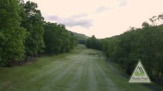 Massanutten Resort Mountain Greens Hole 2 Aerial View [upl. by Artekal]