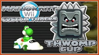 Mario Kart Wii Custom Tracks  Thwomp Cup [upl. by Annodas110]