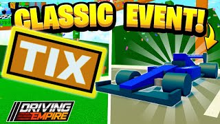 ALL Tix Locations amp Classic Event Update In Driving Empire [upl. by Hime]