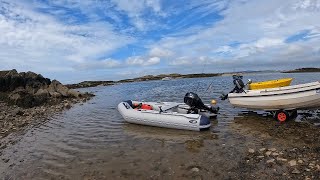 Sea fishing UK Good fishing session with Inflatable boat [upl. by Jessabell]