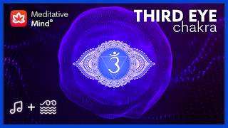 THIRD EYE CHAKRA Healing Vibrations  Ocean Sounds  Awaken Intuition amp Open 3rd Eye [upl. by Irap51]