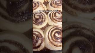 Fall cinnamon rolls 🤎 bakingvlogcinnamonrollsbread [upl. by Uyr]