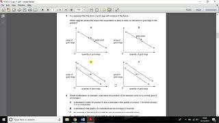 CIE AS Economics 9708  W13 P11  Solved Past Paper Part 1 [upl. by Blondell791]