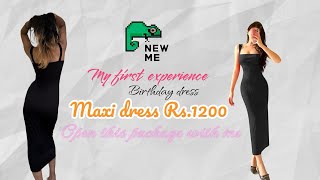 Birthday dress From newmeasia review vlog  day1 [upl. by Knowland]