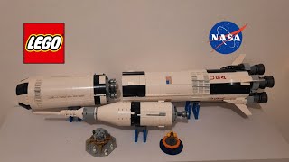 LEGO IDEAS 92176  NASA APOLLO SATURN V  SPEED BUILD [upl. by Sane]