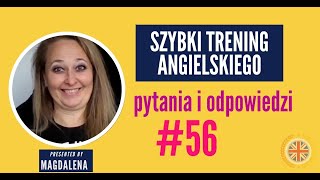 Szybki Trening Angielskiego  Pytania I Odpowiedzi  meeting 56 [upl. by Mycah]