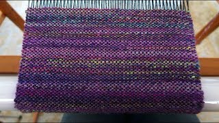 Weave With Me on my Rigid Heddle LoomHandspun Frankenbatt Yarn [upl. by Gisser937]