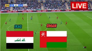 🔴بث مباشر العراق ضد عمان  دولية  تصفيات كأس العالم AFC  المباراة تبث مباشرة الآن [upl. by Tipton]