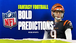 Fantasy Football Bold Predictions Who you CAN and CANT trust  CBS Sports [upl. by Airakaz]