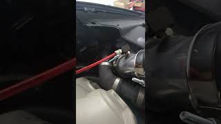 Water Methanol Injection Leak Porsche Cayenne Turbo [upl. by Stormy]