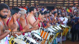 പഞ്ചാരിമേളം  പദ്മശ്രീ ജയറാം jayaram at ettumanoor mahadeva temple utsavam 2019 [upl. by Dorsman246]