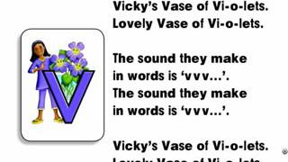 Vase of Violets Letterland Full HD Song [upl. by Rolandson]