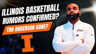 Illinois Insiders Confirm Rumors Assistant Coach Tim Anderson Considering Leaving [upl. by Candi812]