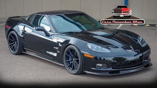 2010 Chevrolet Corvette ZR1 6 speed manual Blacked Out For Sale 23K Miles [upl. by Eehsar]