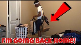 IM MOVING BACK TO ATLANTA PRANK ON CHRIS [upl. by Nylqcaj]