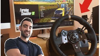 LE VOLANT IDÉAL POUR FARMING  Présentation du Logitech G920 [upl. by Turtle]