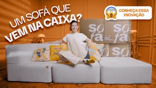 Sofá Na Caixa  Sem Montagem e Perrengue [upl. by Neraa]