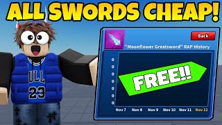 This Is The BEST Time To Buy Swords In Blade Ball GET THEM CHEAPER [upl. by Sined243]