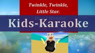 Karaoke  Twinkle Twinkle Little Star  Sing Along Songs With Lyrics [upl. by Yllitnahc]