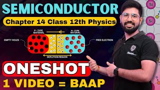 Semiconductor Oneshot Class 12  Physics Chapter 14 Class 12 Oneshot  CBSE JEE NEET [upl. by Nedrob]