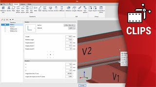 StruBIM Steel Generating entering and editing joints [upl. by Amuwkuhc650]