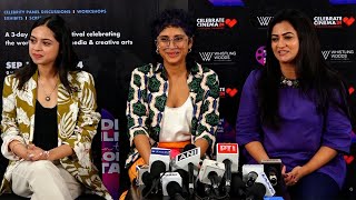 Kiran Rao Nithashi Goel amp Sneha Desai At Whistling Woods Celebrate Cinema 2024  Laapataa Ladies [upl. by Ahsima]