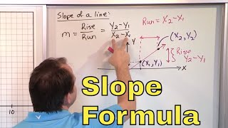 03  The Slope of a Line Part 1 Slope Formula Find the Slope Undefined Slope amp More [upl. by Isobel237]