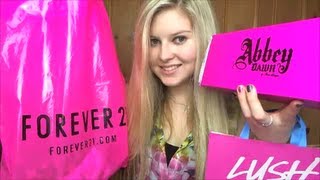 Huge Haul Abbey Dawn Forever 21 Lush amp more [upl. by Kcaj]