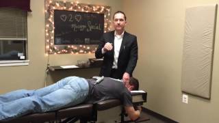 Neck pain Impulse IQ chiropractic instrument adjusting [upl. by Haveman]