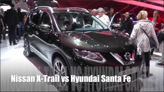 Nissan XTrail 2015 vs Hyundai Santa Fe 2015 [upl. by Dunson554]